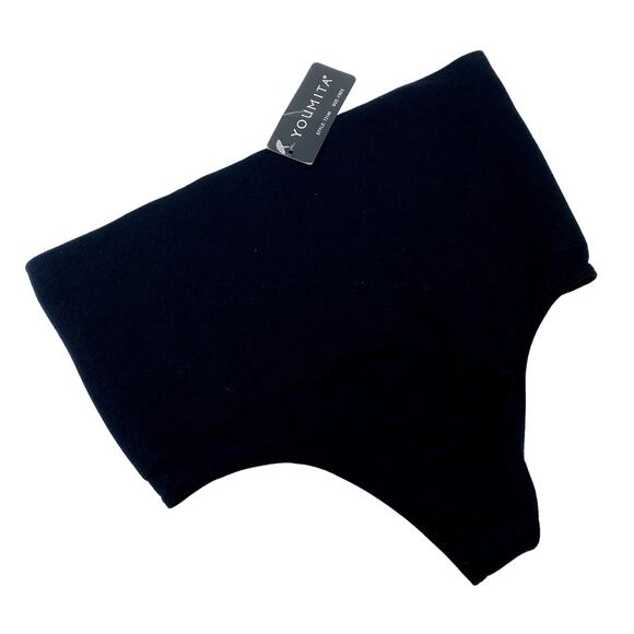 NEW! Youmita Slimming Underwear Control Waist Thong Black Size Free - Picture 1 of 3